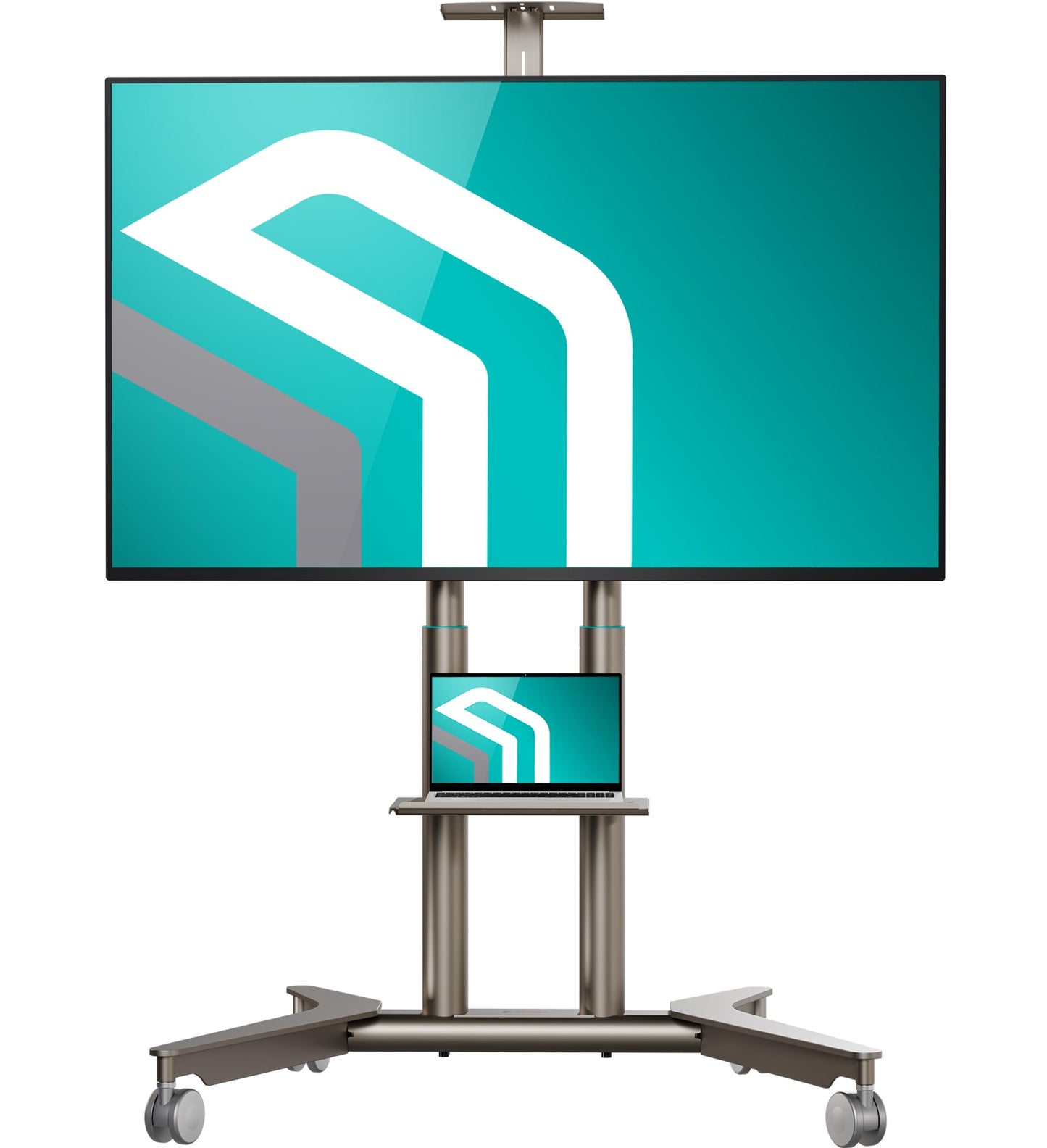 ONKRON Mobile TV Stand 32-75 Inch up to 50 kg, max VESA 600x400, TS1571-C