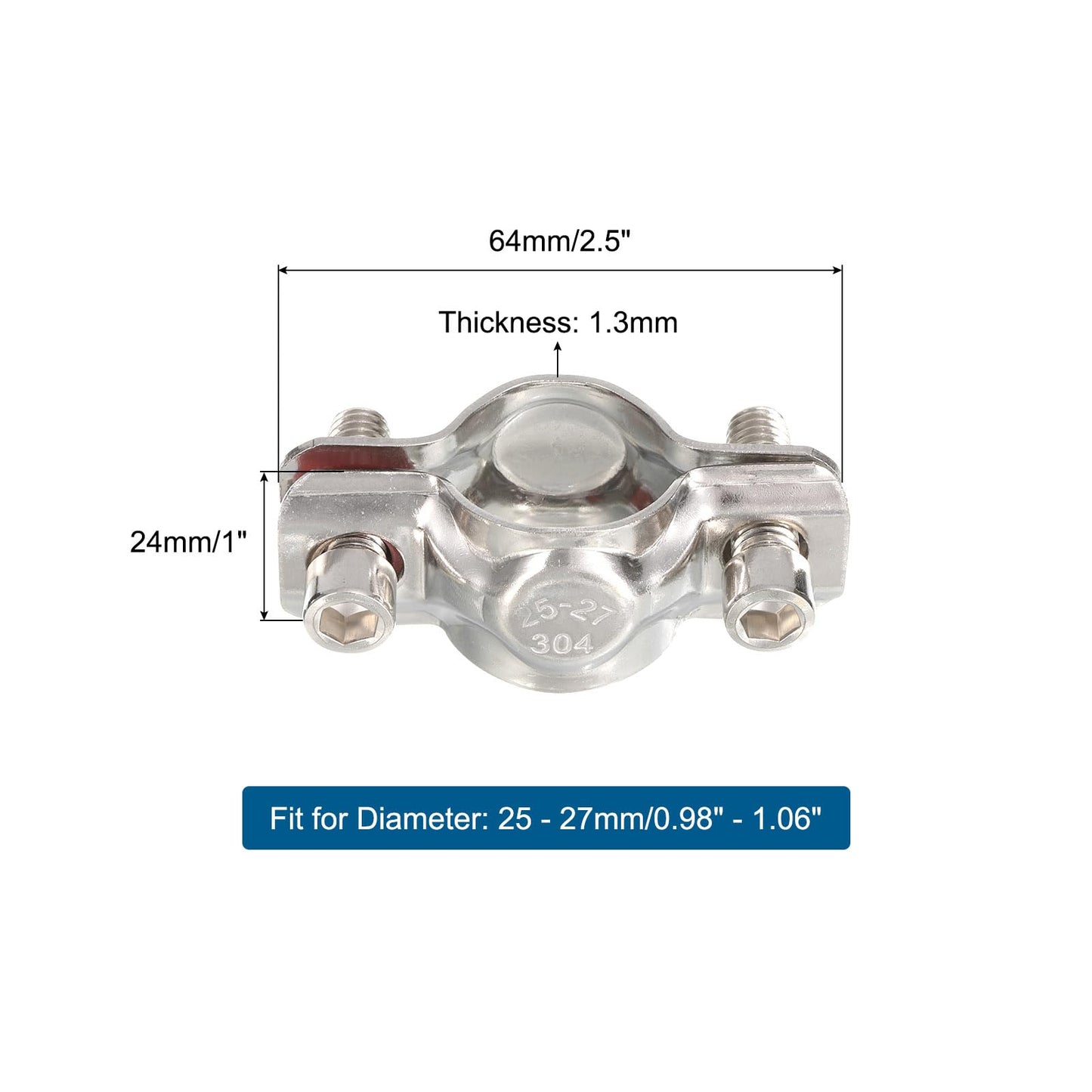 sourcing map 2Pcs Fix Sinking Office Chair Office Chair Saver Stainless Steel Sinking Office Chair Repair Kit for Home Office Chair Stop Sinking