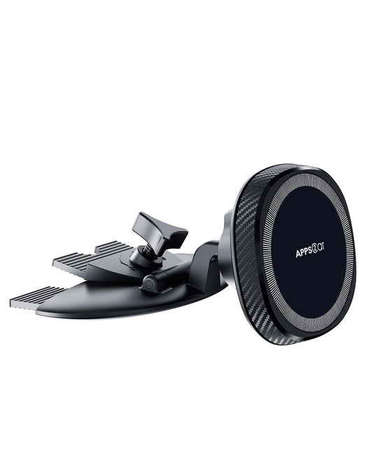 APPS2Car for Mag-safe CD Car Mount - Strongest Magnetic Power Phone Holder for iPhone 12 Pro Max to Mini Plus MagSafe Case All Phones