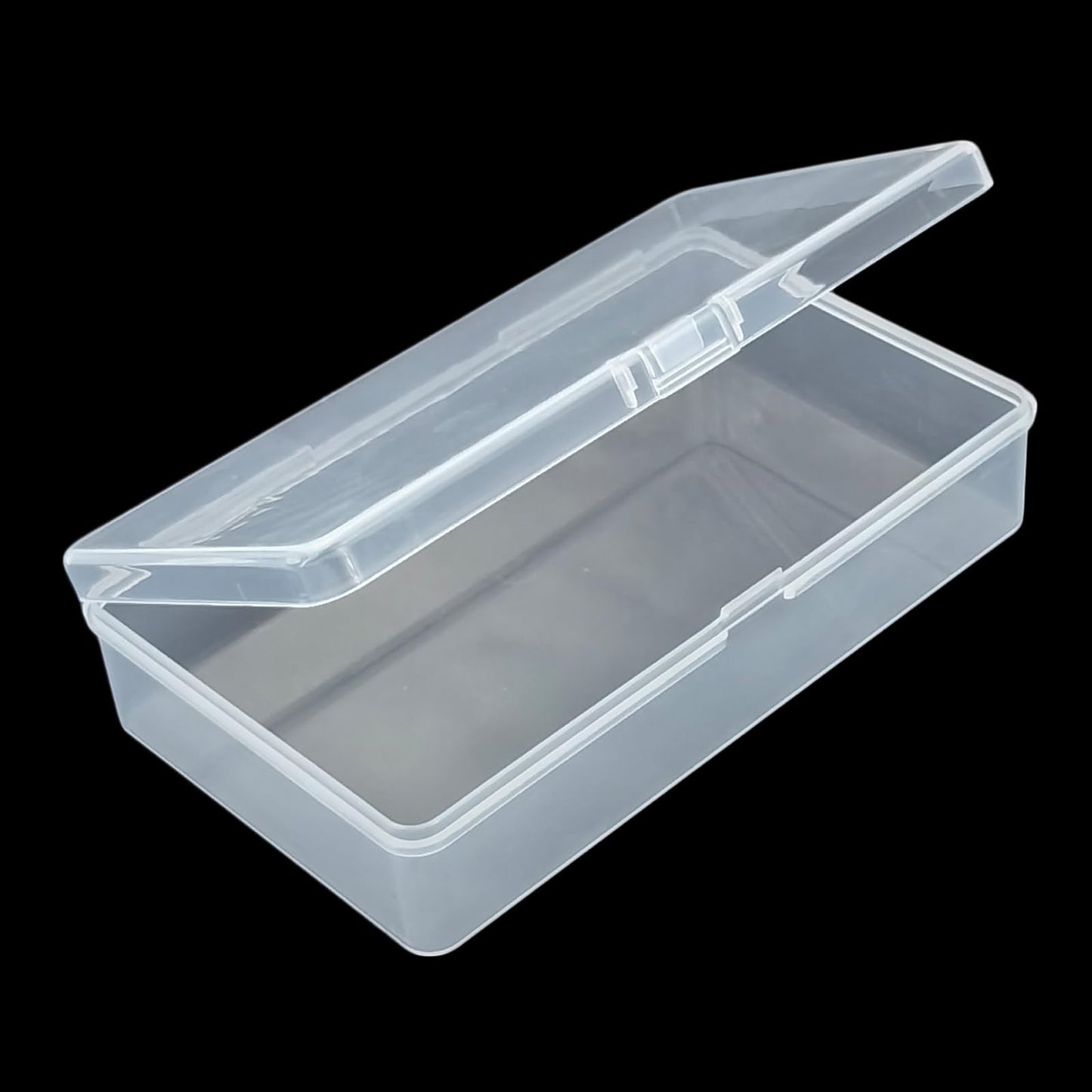 19 Pack Rectangular Clear Plastic Storage Containers, 145x85x35 mm