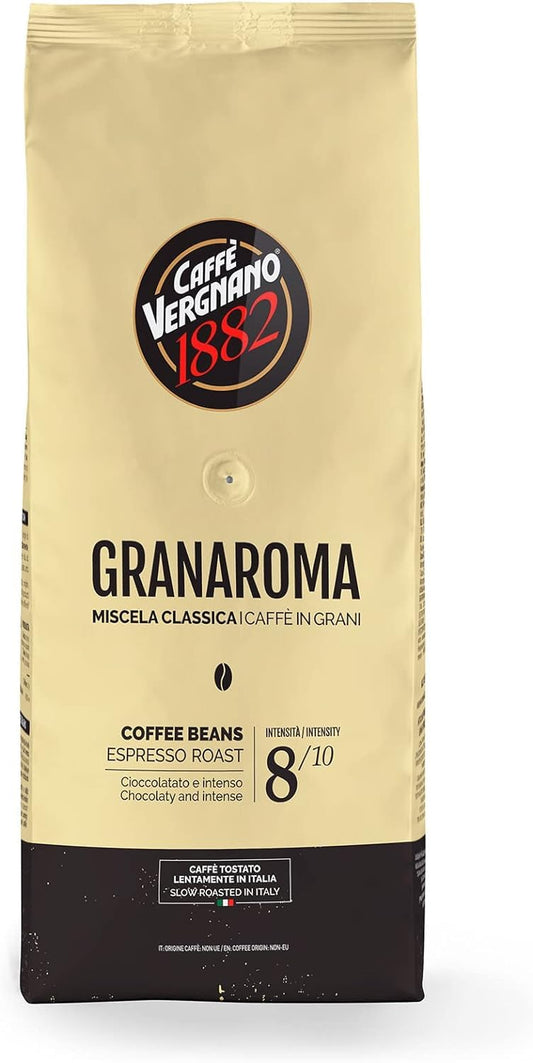 Caff? Vergnano 1882 Gran Aroma whole bean coffee - 1 pack x 1 kg