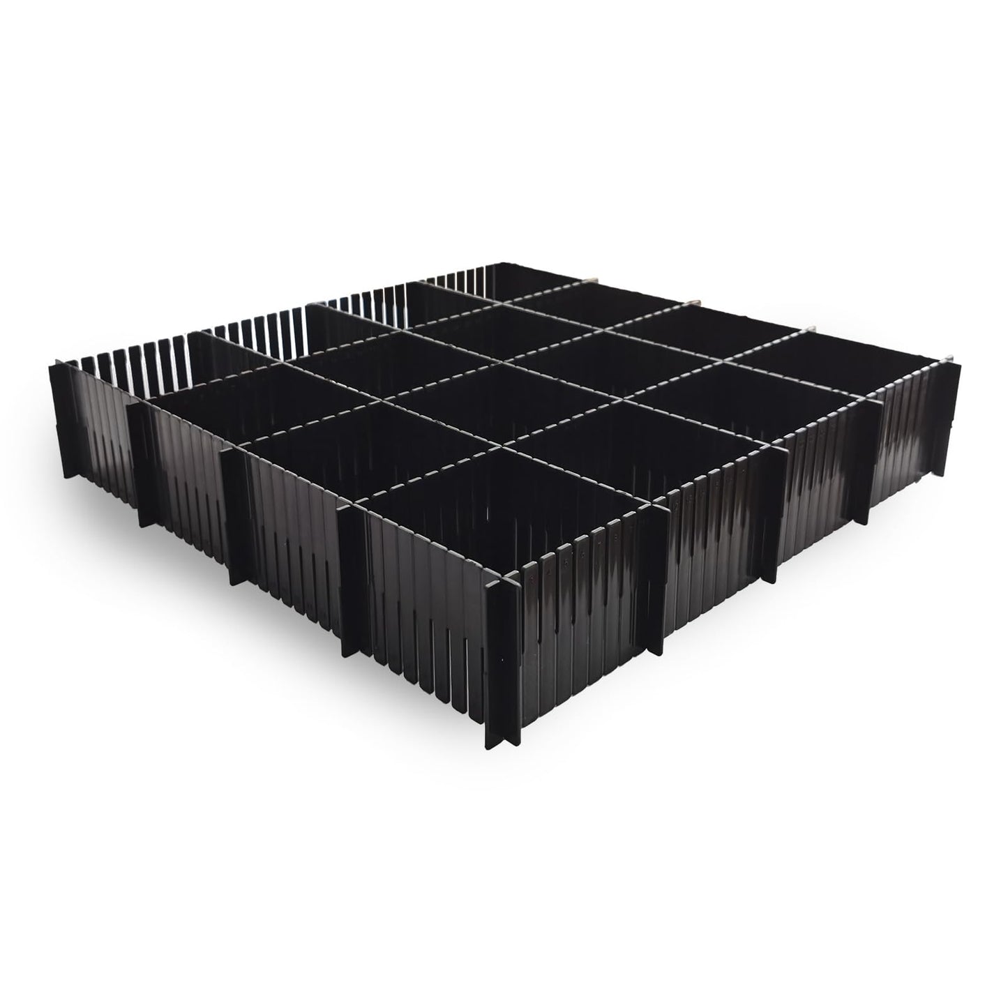 KnnRiim 40Pcs Drawer Dividers, 38x7 cm, Thin, Plastic Drawer Storage, Adjustable Drawer Organizer Separators for Clothes, Socks, Makeup, Kitchen