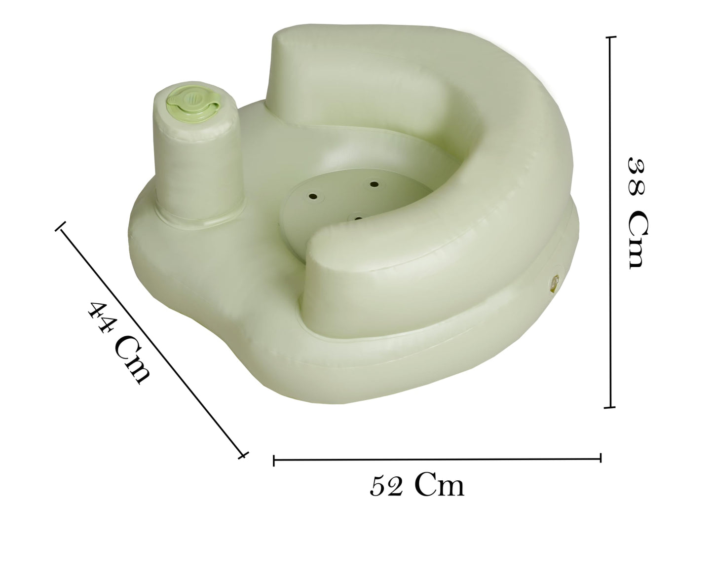 Kids Inflatable Chair Toddler Blow up Seat Inflatable Sofa Kids Sit Me Up Support Seat Blow Up Chairs Ring Mini Sofa Baby Toddler Seat (Green)