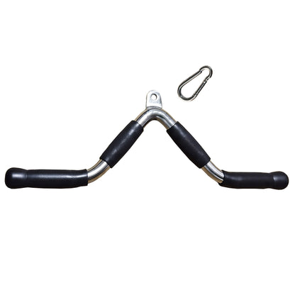 Barbell Cable Attachment For Cable Machines, Lat Pull Down Bar Cable Machine Attachments, Tricep Press Down Bar, Revolving Straight Curl Pulldown Bar