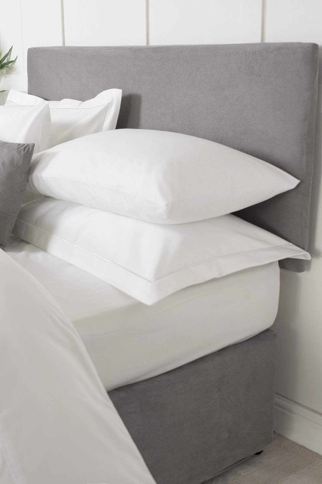 Belledorm Headboard Wrap (Charcoal, King)