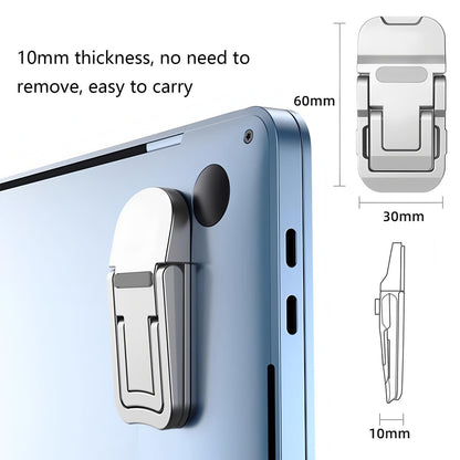 FULLANT 2 Pcs Zinc Alloy Foldable Laptop Stands, Portable Computer Keyboard Riser Feet with 2 Adjustable Angles