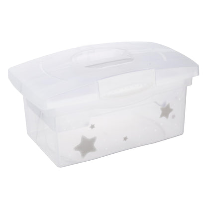 keeeper Stars Traveller, Organiser storage box with lid, Patryk, Nordic White White