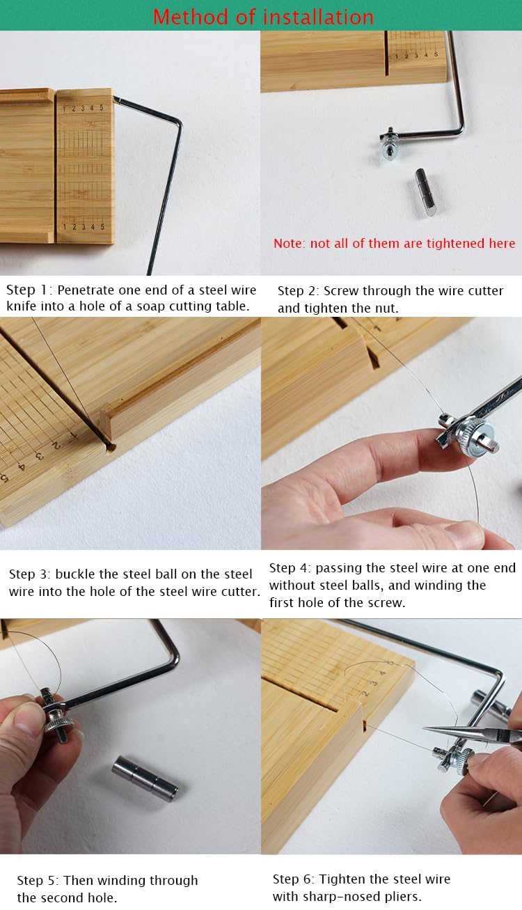 TEMU-SC Soap Moulds & Cutter - DIY Tools for Making Soap, Candles & Cakes