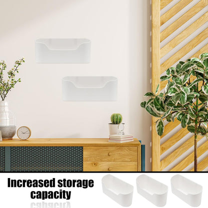3 Kitchen Cupboard Door Storage Boxes, Self-adhesive Cabinet Door Organiser