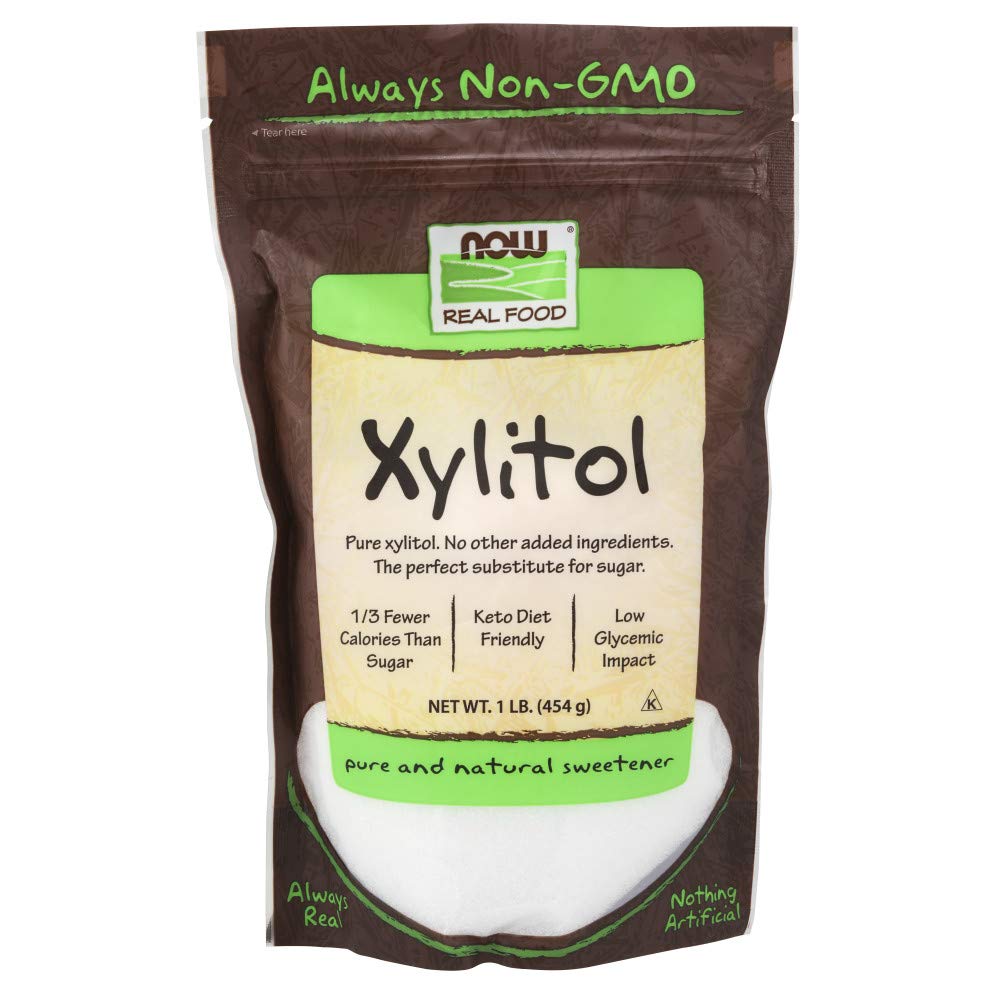 NOW Foods Xylitol, 100% Pure, 454g