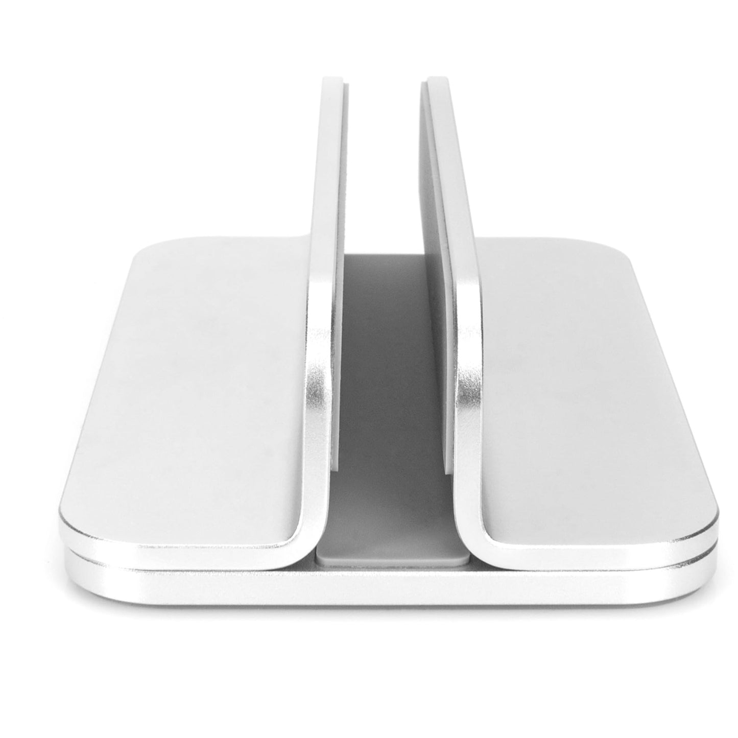 Digitus vertical notebook stand - variable size 7.7-40 mm - anti-slip pads - silicone pads inside - timeless aluminium design - 10kg load capacity