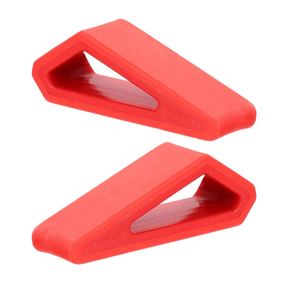 PATIKIL Laptop/Computer Keyboard Stand, 4-Pack Laptop Notebook Holder Portable Ventilated Anti-Slip for Desk Compact Cooling Notebook/Tablet, Red