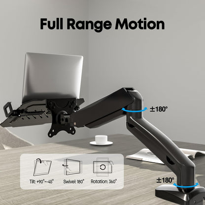PUTORSEN Laptop Arm for up to 17 Inch Notebook, Holds up to 9 kg