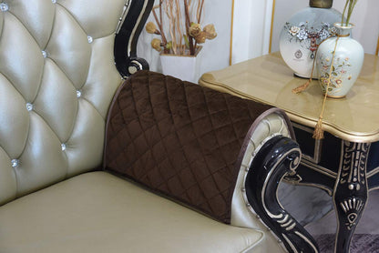HAOMAIJIA Sofa Armrest Cover, Recliner Chair Arm Cover, Armchair Slipcover Nonslip Quilted Furniture Protector for Leather Sofa Couch