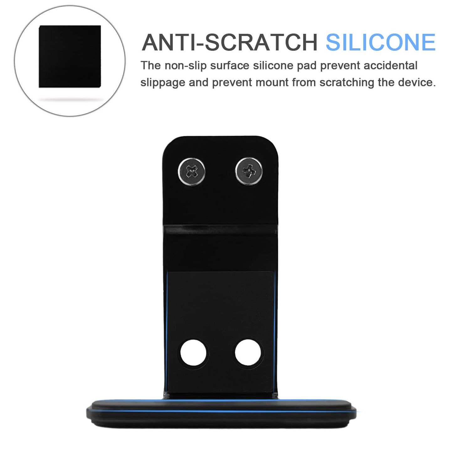 JEMACHE Under Desk Laptop Extra Mount, Metal Extra Holder Accessories for Triple or 4 Laptop Version (Black)