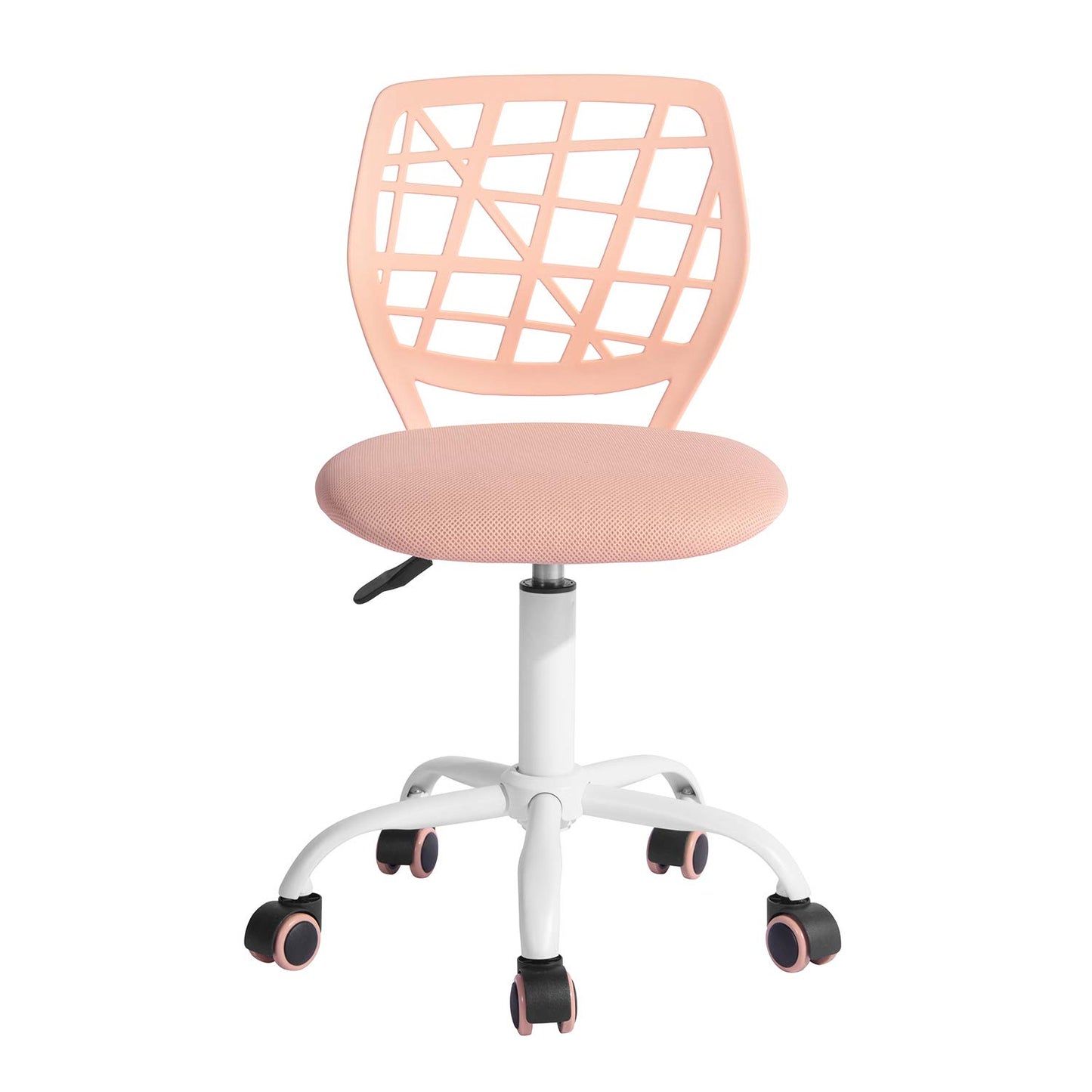 FurnitureR Gaming Chair for Children, Office Chair, Gamer Chair, Desk Chair, Ergonomic Modern Design, Armless, Seat Height Adjustment, Rubber Wheels