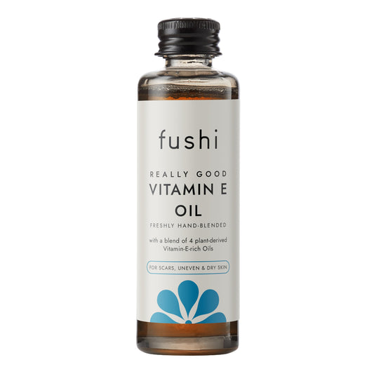 Fushi Really Good Organic Vitamin E Skin Oil 50ml, 30000IU/G 100% Natural Vitamin E Best for Skin soothing, Dry Skin, Wrinkles, Uneven Skin Tone,