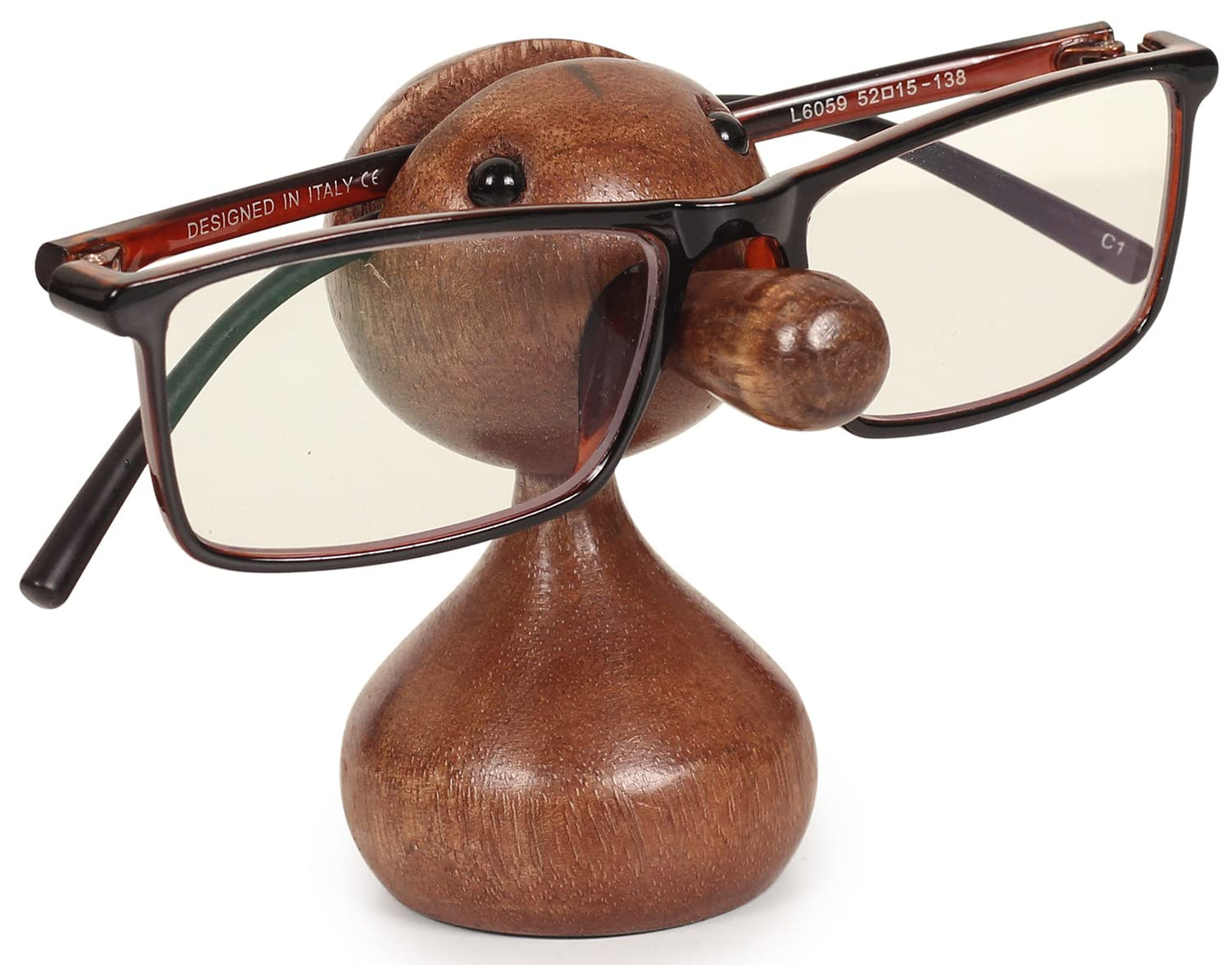 ETROVES Wooden Spectacle Stand Display Eyeglass Holder Storage Desk Top Accessory 3.3 Inches