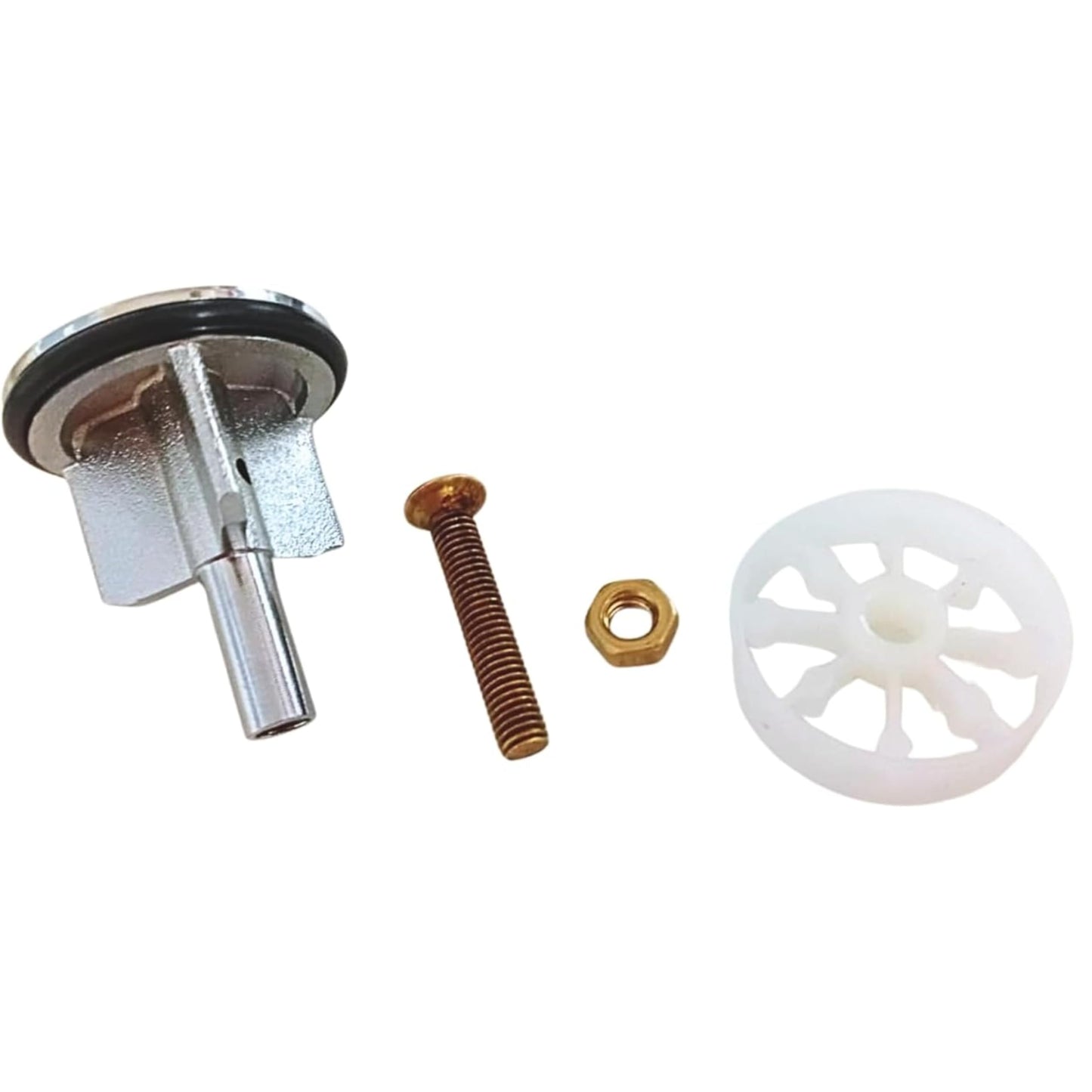 Chrome Plated Basin Pop-Up Plug – Universal Replacement Sink Plug for Bathroom Wash Basins
