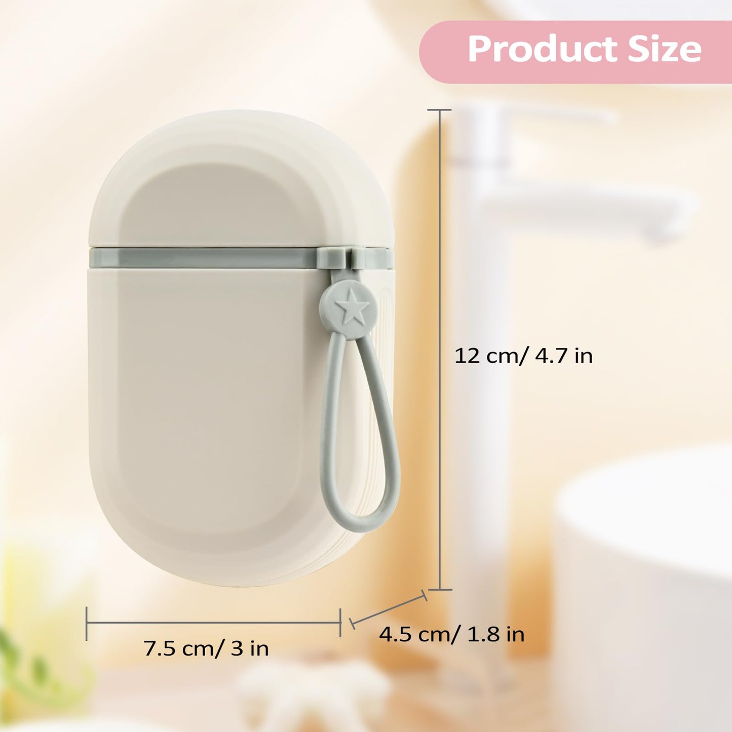 YoHyien 2 Pcs Soap Box Travel, Leakproof Travel Soap Case, Soap Dish with Lid, Portable Soap Holder, Waterproof Soap Bar Case for Bathroom, Gym