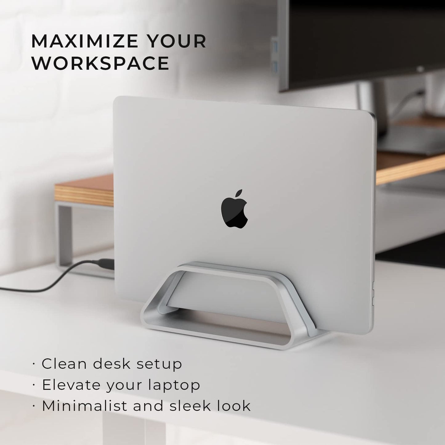 HumanCentric Vertical Laptop Stand Compatible with MacBook Pro & Air