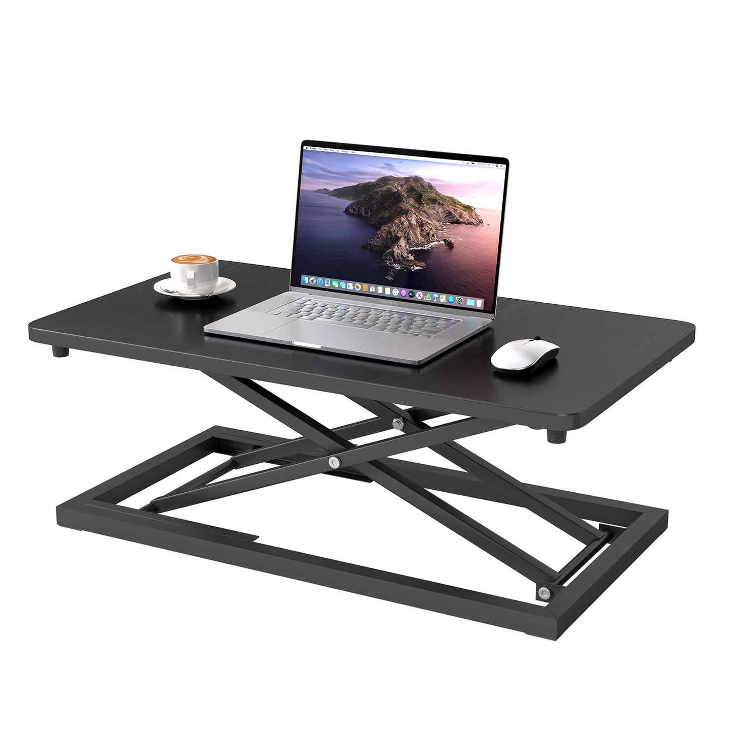 Tcatec Standing Desk Converter 34 x 60 cm Height Adjustable Sit Stand