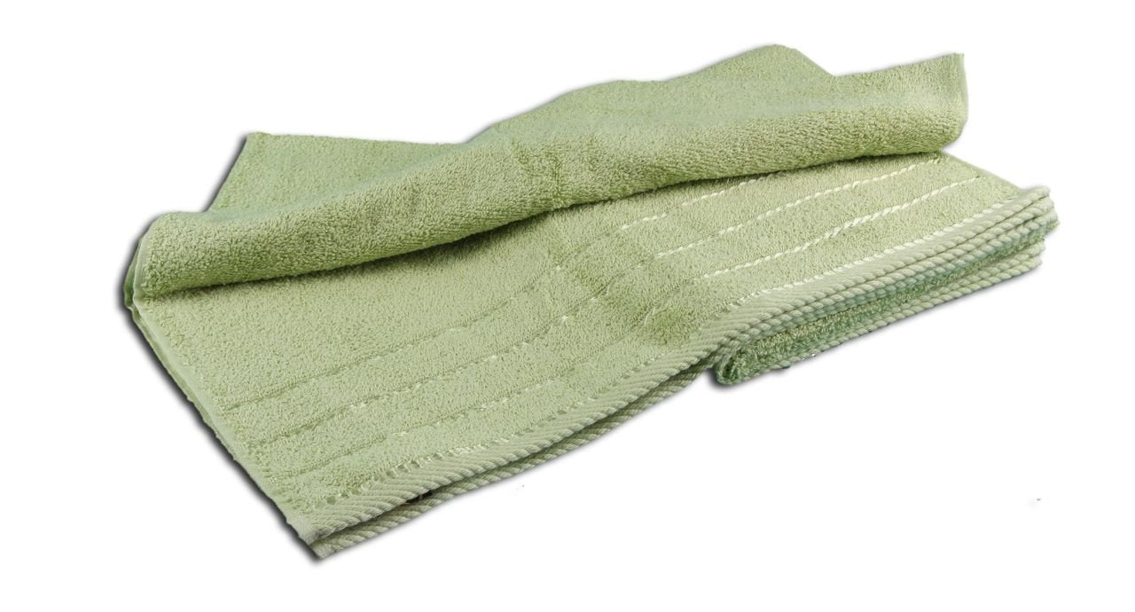 Gözze - Set of 4 Hand Towels, Berlin, 100% Cotton, 50 x 100 cm - Lime
