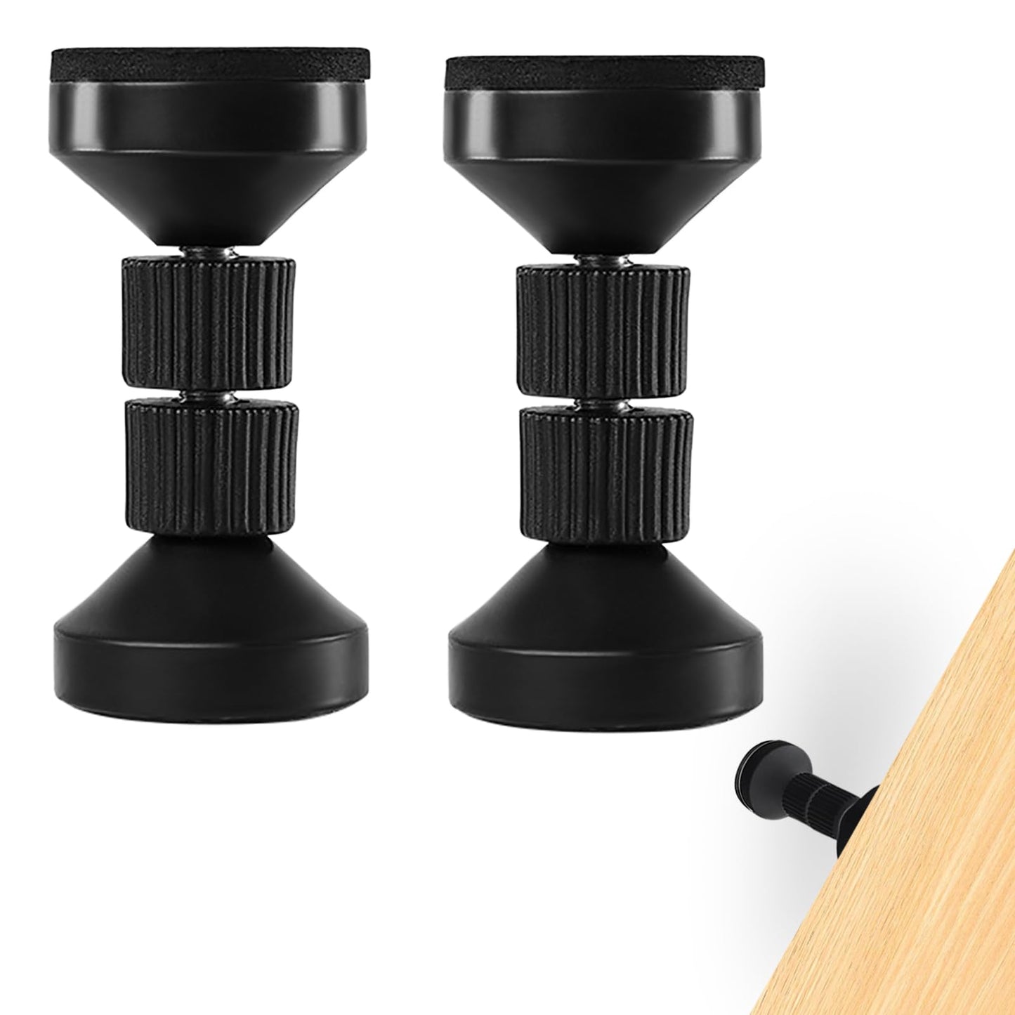 2 Pcs Headboard Stoppers Bed Wall Stoppers Adjustable Threaded Bed Frame Anti-Shake Tool Telescopic Support Stabilizer Headboard Stopper for Bed