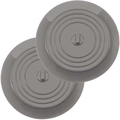2 pack Silicone Tub Stopper,Drain Stopper Universal Sink Plug,Drain Plug for Kitchens, Bathrooms and Laundries, Sink Bathtub Drain Cover15.3cm/6inch