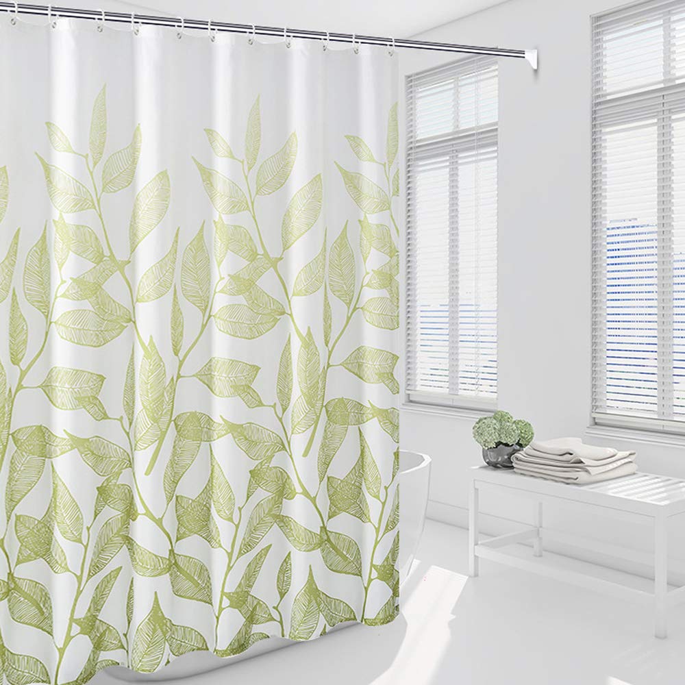mefound Shower Curtain Waterproof & Mould Resistant Premium Hotel Quality Polyester Bathtub Curtain Weighted Hem & Rust-Proof Grommets 180 x 180 cm