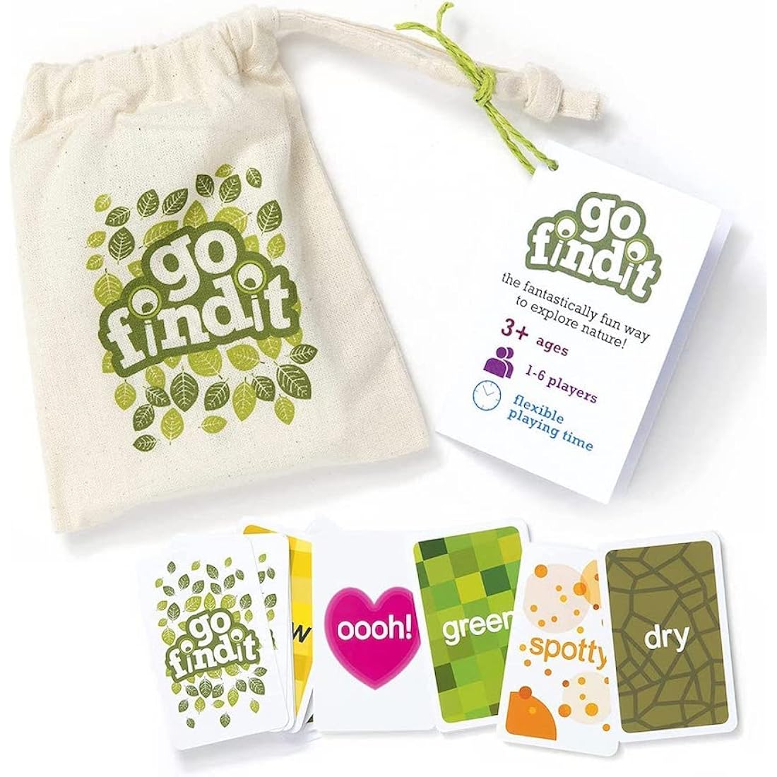gofindit too The original outdoor nature scavenger hunt card game for kids and families Age 3+ Travel pocket game (Original)