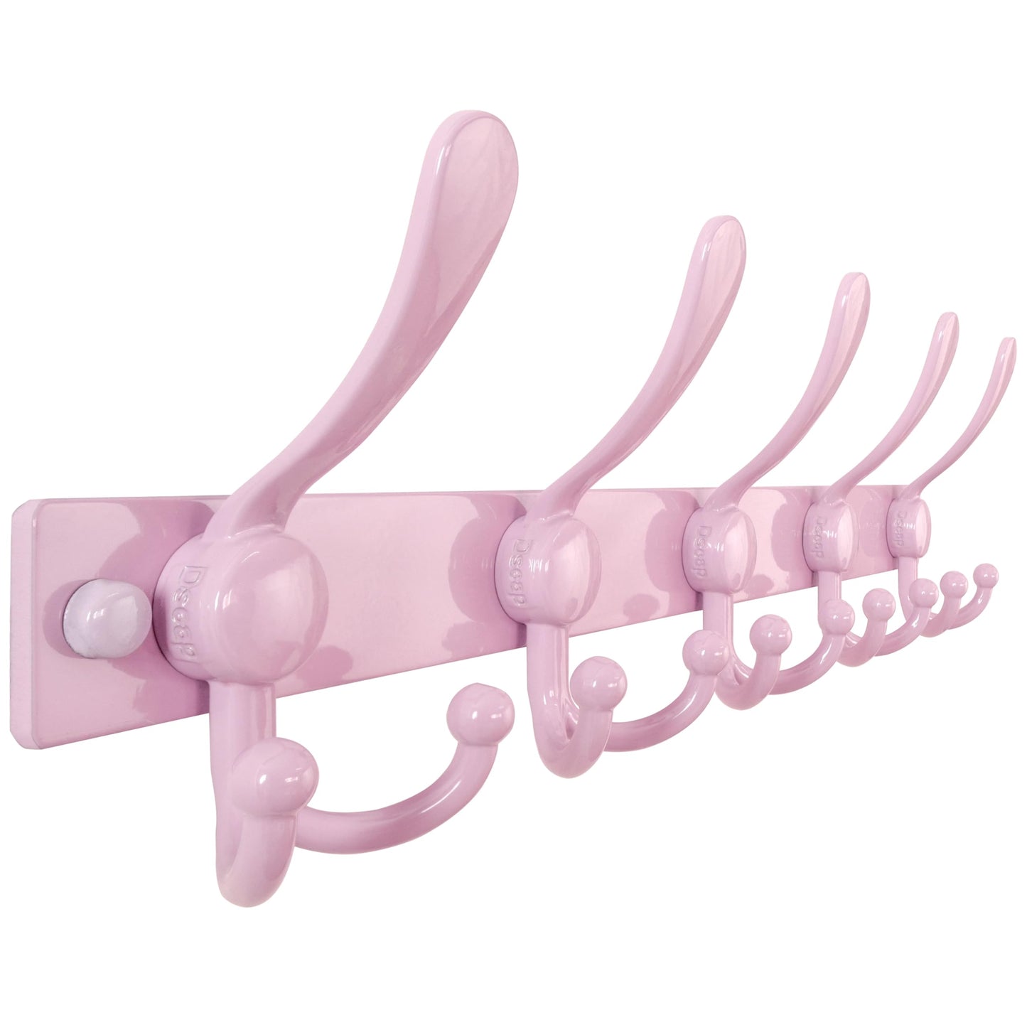 Dseap Coat Rack Wall Mount, Heavy Duty 2.5mm Base vs Flimsy 1mm, Double-Thick Solid Anti-Snap Hooks