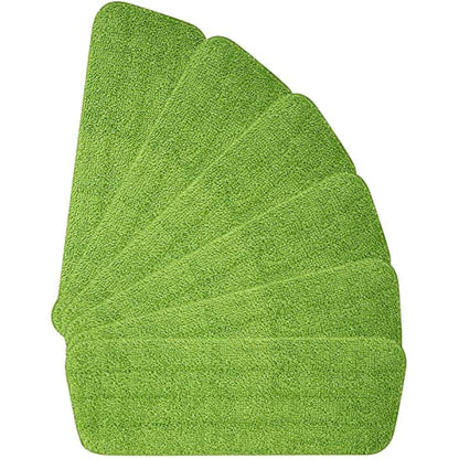 Vicloon Mop Pad, 6 PCS Microfiber Replacement Mop Pads Fit for All Spray Mops & Reveal Mops, Washable (Green)