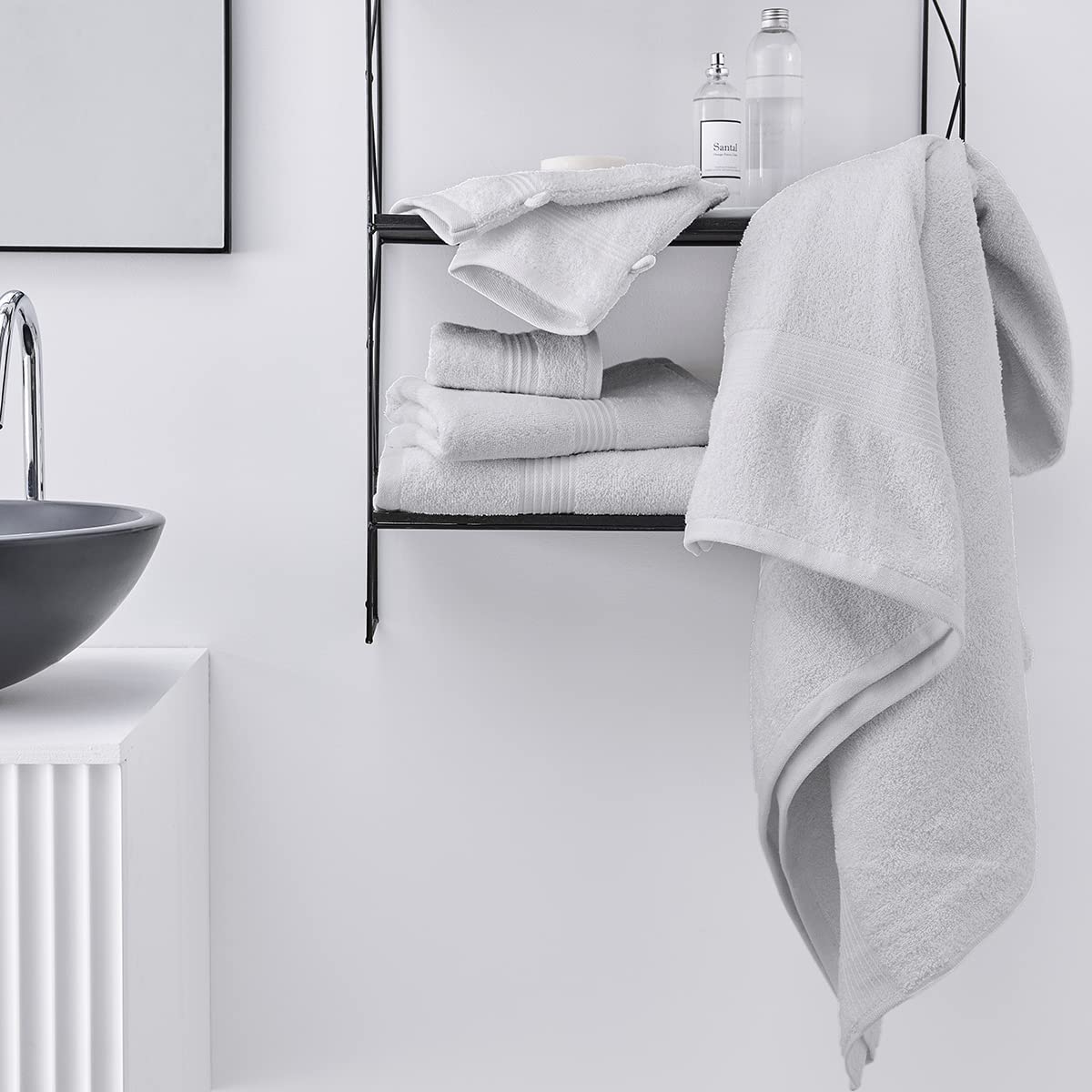 Today Essential Cotton Bath Towel 70 x 130 cm Chalk