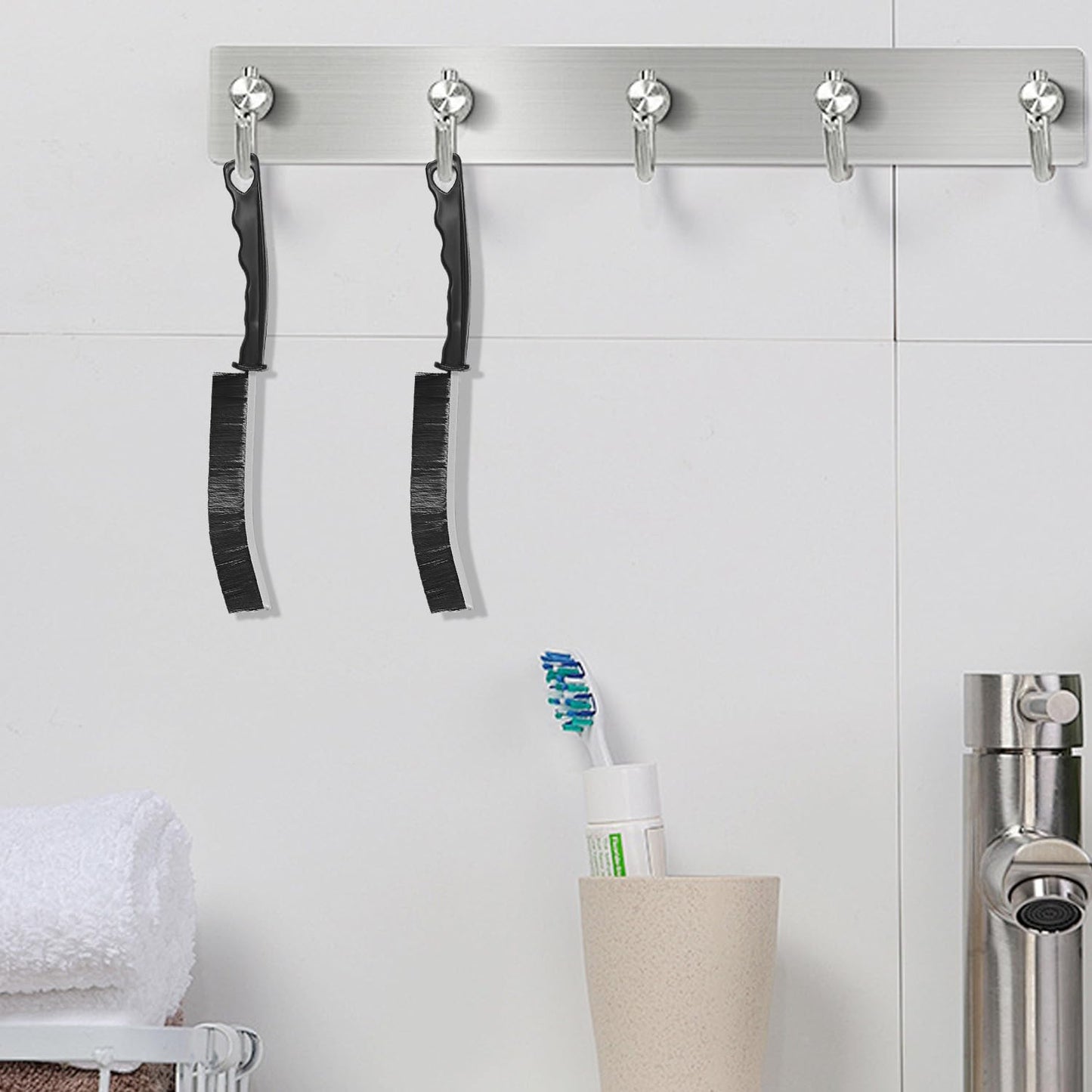 Slit Cleaning Brush 3 Pcs Gap Cleaning Brush Bathroom Tile Crevice Cleaning Brush for Kitchen, Stove, Washing Machine, Refrigerator, Window,Etc.