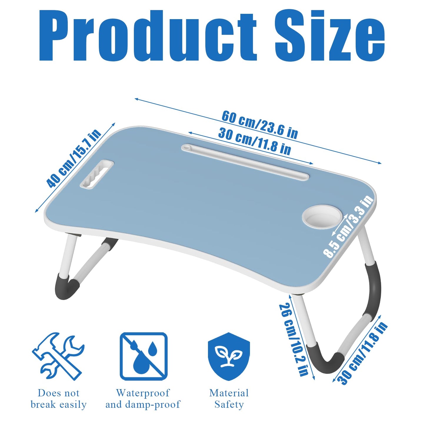 Multi - Function Bed Table & Laptop Stand for Bed - Ideal for Comfortable Laptop Use in Sofa