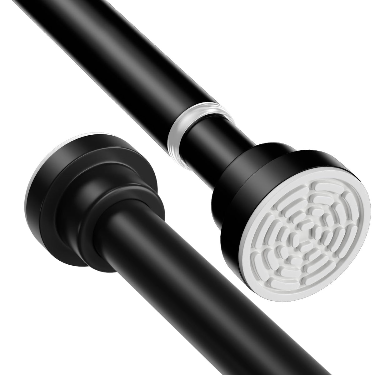 AIZESIShower Pole,Tension Rods 79 To 126 Cm, Spring Tension Curtain Rod, Tension Rods For Curtains