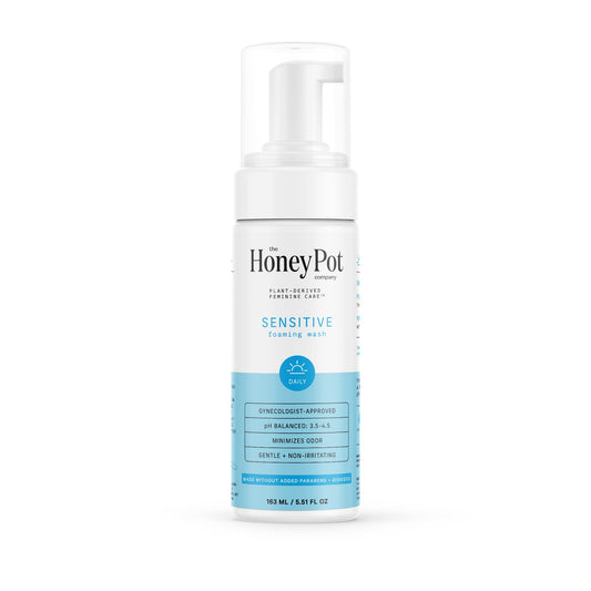 The Honey Pot Company - Sensitive Feminine Wash - Herbal Infused Natural Hygiene Wash for Sensitive Skin Types - PH Balanced Plant Based Wash Free