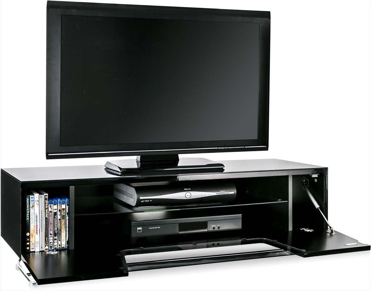 Alphason Chromium 2 1200 TV Cabinet - Black