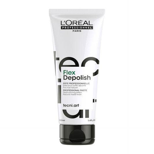 L'Or?al Professionnel Tecni.ART Flex Depolish, Texturizing Hair Styling Paste, For Deconstructed Styles, 100 ml