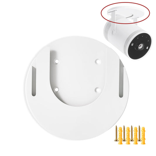 Tjyuze Freestyle Wall Mount Compatible with Samsung Freestyle Projector Ceiling Mount, Freestyle 2 Accessories Wall Mount Stand, White (White)