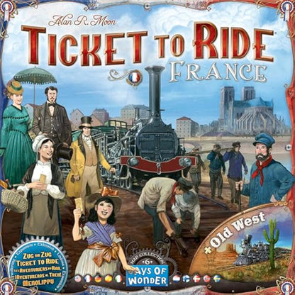Days of Wonder | Ticket to Ride France Board Game EXPANSION | Ages 8+ | For 2 to 5 players | Average Playtime 30-60 Minutes