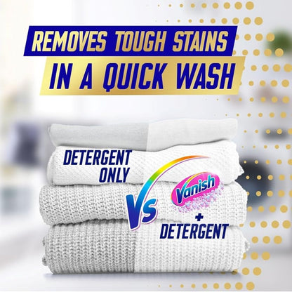 Vanish Fabric Stain Remover, Gold Oxi Action Powder Crystal Whites, 1.41 kg