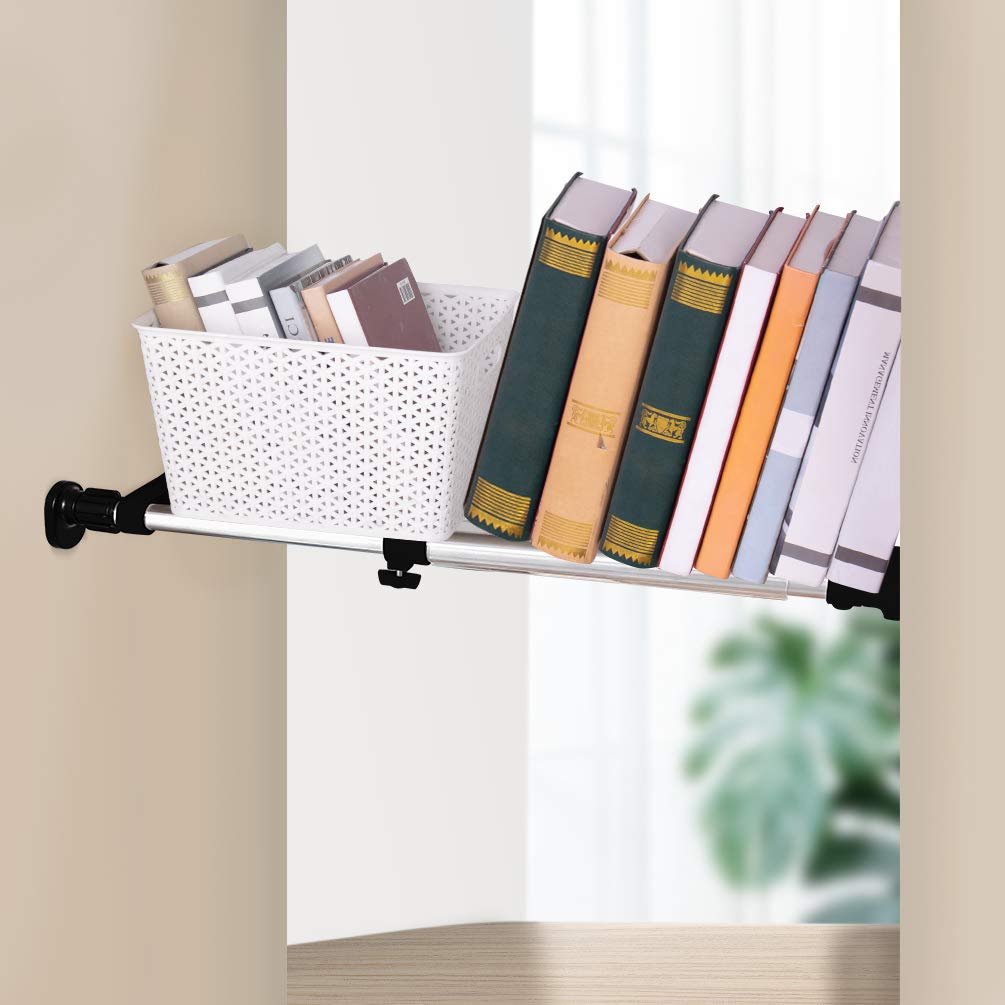 BAOYOUNI Expandable Closet Shelf Tension Rod Storage Rack