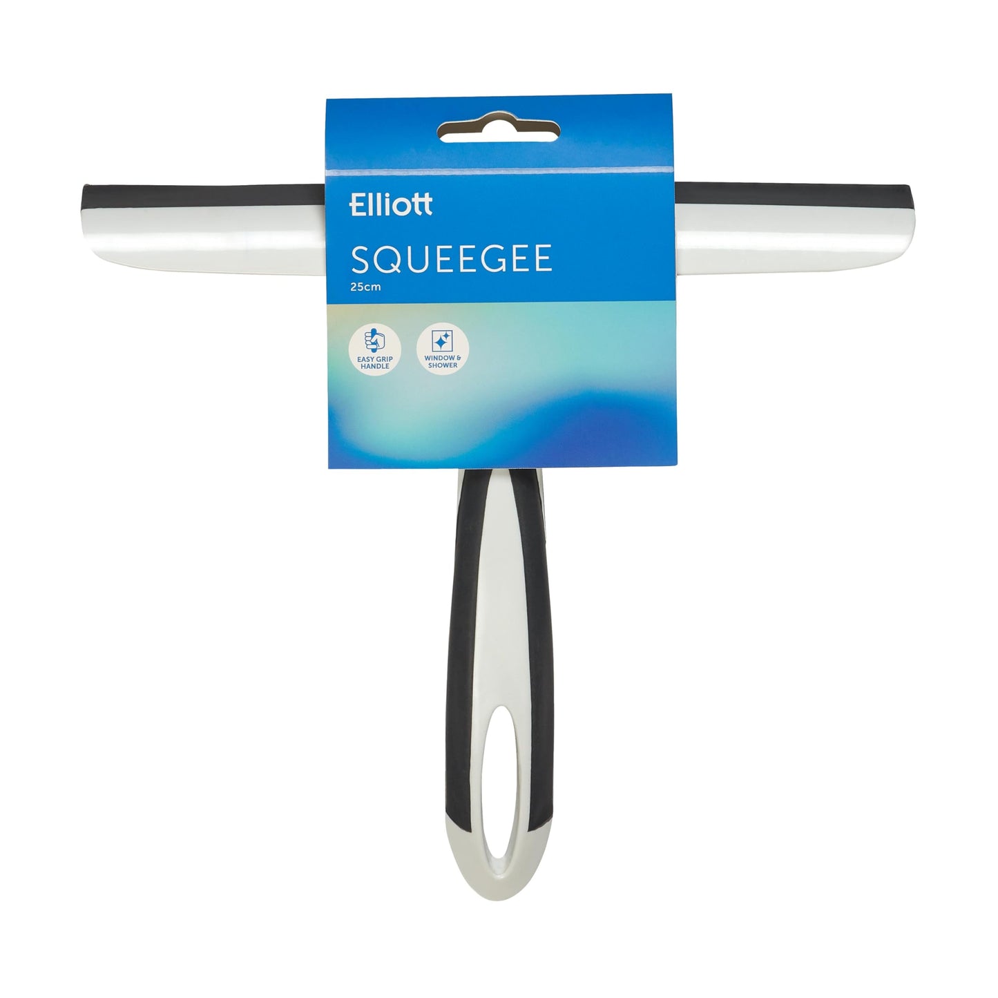 Elliott 25 cm Shower Squeegee, White/Black