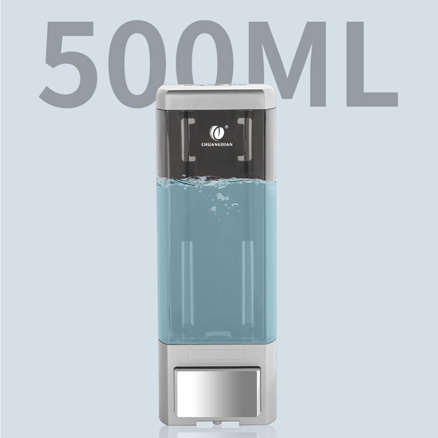 CHUANGDIAN Hand Soap Dispenser 500 ml, Silver