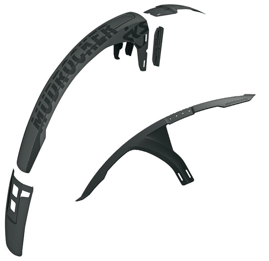 SKS GERMANY MUDROCKER Set Mudguard Set for Mountain Bikes (Bicycle Accessories Made of Impact-Resistant High-Performance Plastic, Innovative