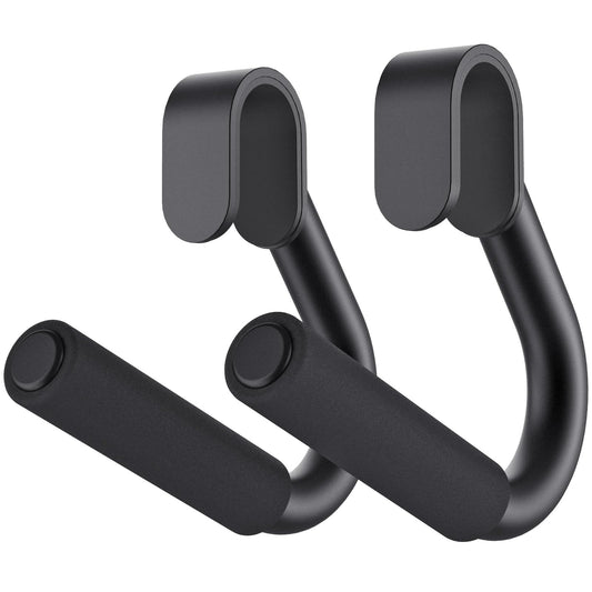 SELEWARE Multifunctional Grip Hadles Robust Steel Tubing Netural Grip Pullup Handle Attachments For Pull-up Bars, Barbells and Resistance Bands Comfy