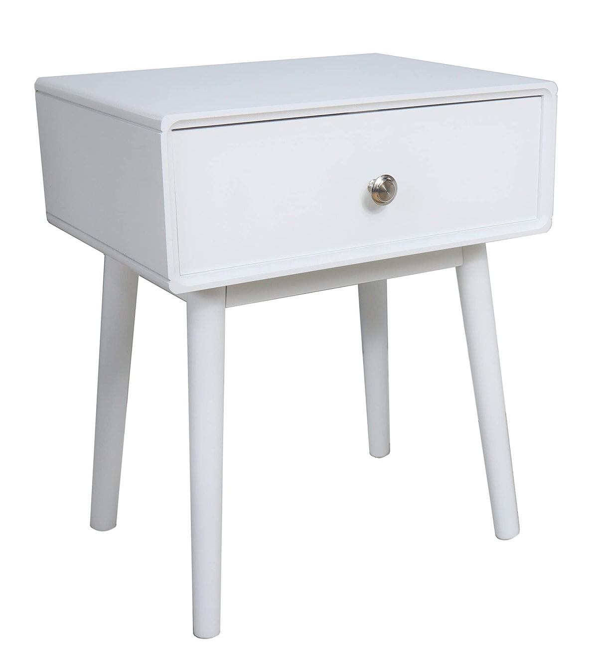 ASPECT Niva Bedside Table With One Drawer White