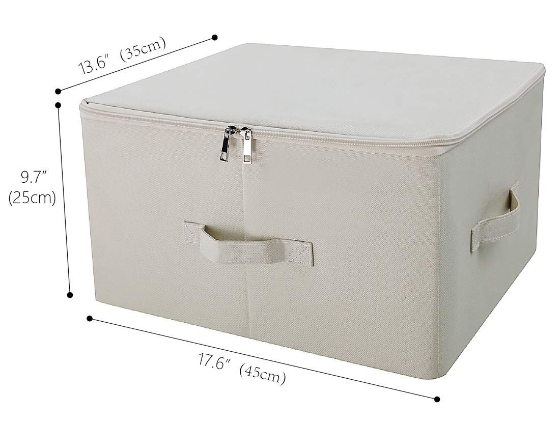 iwill CREATE PRO 45x35x25cm Foldable Storage Boxes with Zip Lid